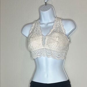 Aerie Lace Bralette in Soft Cream